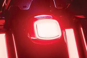 Kdc7qgfoka Kuryakyn Tracer Led Tail Light W Top Window Red Lens Sportster 883 99-09