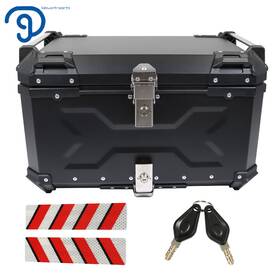 Lp740640ks Labwork Black 55l Motorcycle Top Case Tail Box Waterproof Luggage Scooter Trunk Storage