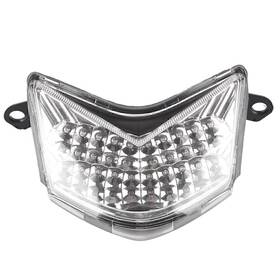 Lbox 550751887516 Clear Moto Led Brake Taillight For Kawasaki Ninja Zx10r 2006 2007 With Turn Signal