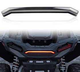 Ldetxy-utvs-0074 Ldetxy Rear Center Tail Light Brake Taillight For Polaris Rzr Smoked Black
