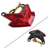 Tube-47yf098 Led Brake Rear Taillight For Kawasaki Z800 Zx6r 2013 2014 Red With Turn Signal