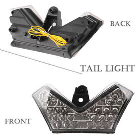 Led Brake Stop Rear Tail Light Clear For Kawasaki Ninja Zx14r 2006-13 Motorcycle