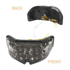 Led Tail Brake Light Turn Signal Indicator Black Lens For Yamaha Fz1 Fz8 2006-12