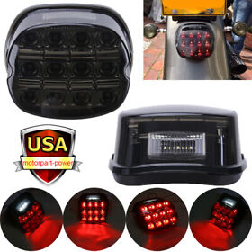 Mpp-2170hl02903-13f Led Tail Light Smoke Len Brake Turn Signals For Harley Dyna Softail Motorcycle