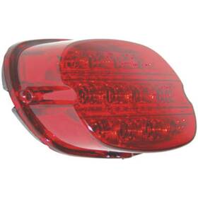 Letric Lighting Co. 810088720970 Premium Slantback Led Taillights - Red Llc-pstl-r