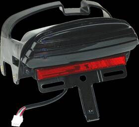 Letric Lighting Co 810088721090 Llc-sttl-ss Softail Led Tailight Smoke Lense