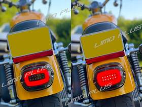 Ed191 Limo Plus Eagle Lights Layback Led Tail Light Turn Signal For Harley Softail Sportster