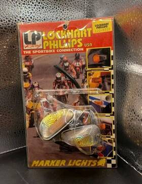 122-9737 Lockhart Phillips 122-9750 New 2 Motorcycle Marker Lights
