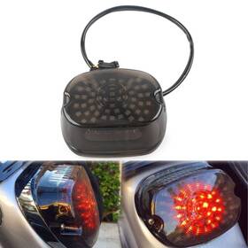 Lookppppt 286452303771 Led Tail Rear Light Brake Turn Signal For Harley Fatboy Tour Electra Glide Flh
