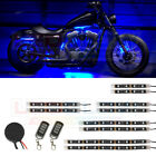 Lu-mc-adv-b-10.2 Ledglow Blue Motorcycle Led Neon Lights Lighting Kit 842383106371