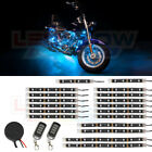 Lu-mc-smd-ib-18pc Lu-mc-adv-ib-18.2 Ledglow Advanced Ice Blue Smd Led Motorcycle Light 842383110286