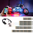 Lu-mc-adv-m-bc-10.1 Ledglow Advanced Million Color Led Motorcycle Kit With 842383105428