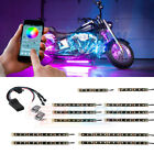 Lu-mc-adv-m-bc-12.1 Ledglow Advanced Million Color Led Motorcycle Kit With 842383105404