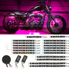 Lu-mc-adv-pi-18.2 Ledglow Advanced Pink Smd Led Motorcycle Light Kit 842383106227