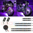 Lu-mc-smd-pu-6pc Lu-mc-adv-pu-6.2 Ledglow Advanced Purple Smd Led Motorcycle Light Kit 842383106395