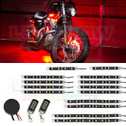 Lu-mc-adv-r-14.2 Ledglow Advanced Red Smd Led Motorcycle Light Kit 842383106241