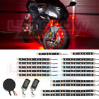 Lu-mc-adv-r-16.2 Ledglow Advanced Red Smd Led Motorcycle Light Kit 842383106333