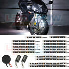 Lu-mc-adv-w-16.2 Ledglow Advanced White Smd Led Motorcycle Light Kit 842383106500