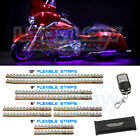 Lu-mc-pu-10.1 Ledglow Purple Led Glow Flexible Kit Motorcycle Accent 842383104384