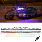 Lu-mc-pu-2.1 Ledglow Purple Led Flexible Motorcycle Underglow Body Kit 842383100232