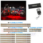 Lu-mc-r-16.1 Ledglow Red Led Motorcycle 842383104605