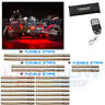Lu-mc-r-20.1 Ledglow Red Led Motorcycle Lighting Neon Kit Flexible 842383104841