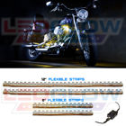 Lu-mc-y-4.1 Ledglow Yellow Motorcycle Underglow Starter Accent Light Kit 842383100195
