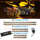 Lu-mc-y-6.1 Ledglow Yellow Motorcycle Led Neon Accent Glow Lights 842383104421