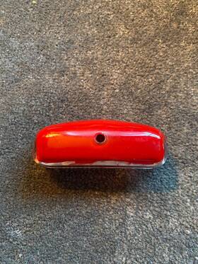 572611d Lucas Oem Motorcycle Glass Tail Lamp Lense #572611 Bsa Norton Enfield Triumph