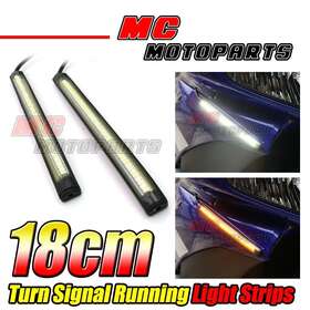 Rmdttlsbc18whywus004 M-factory Front Led Strip Lights 180mm Headlight Indicator For Kawasaki Motorcycle