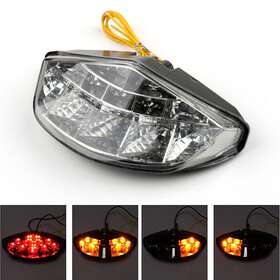 Tl-313-clear Madhornets Integrated Led Tail Light Turn Signals For Ducati Monster 696 795 796 1100
