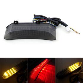 Tl-357-smoke Madhornets Integrated Led Taillight Turn Signals For Yamaha Yzf 1000 R1 2002-2003 Smoke E