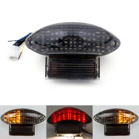 Tl-358-smoke Madhornets Integrated Led Taillight Turn Signals For Suzuki 1300 99-2007 Katana 750 Smoke