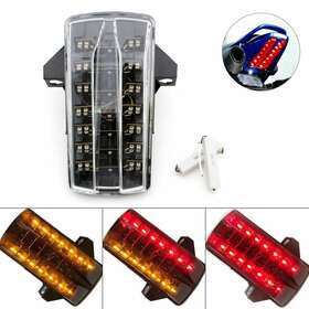 Tl-373-clear Madhornets Integrated Led Taillight Turn Signals For Suzuki Sv650/sv1000 2003-2008 Clear E