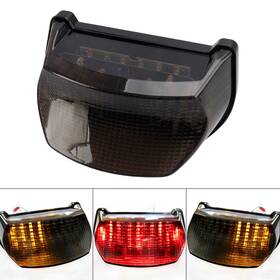 Tl-379-smoke Madhornets Integrated Led Taillight Turn Signals For Kawasaki Ninja Zx7r 1996-2003 Smoke
