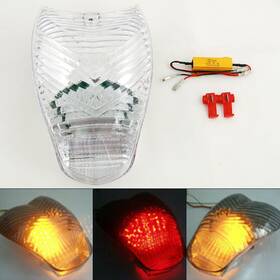 Tl-397-clear Madhornets Clear Led Taillight Turn Signals For Bmw K1200r K1200s All Year