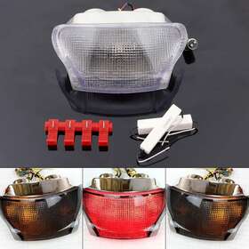 Tl-430-clear Madhornets Clear Taillight Integrated Turn Signals For Daytona 995 Speed Triple E