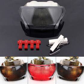 Tl-430-smoke Madhornets Smoke Taillight Integrated Turn Lights For Daytona 995 Speed Triple