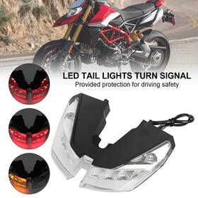 Tl-512-clear Madhornets Tail Lights Turn Signal For Ducati Hypermotard 821 939 950 Sp 2012-2021 Clear Ue