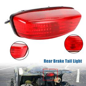Tl-513-red Madhornets Rear Brake Tail Light Red Lens For Suzuki Ltf 250 Ozark Lt-z250 Ltz 400 Z Lt-f Y