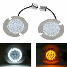 Ts-184-amber Madhornets 1157 Led Rear Turn Signal Light Bulb Fit Dyna Touring Electra Glide Road King Yu