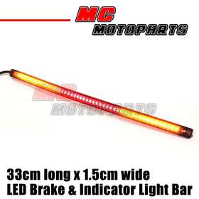 Bmhttl313rdywpn045 Mc Motoparts Luggage Box 1 Piece Rear Led All-in-one Signal And Brake Light Strip For Ducati
