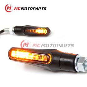 Fus-tslt166smrd80401b24001 Mc Motoparts Led Rear Brake Turn Signal Light Agit For Motorcycle