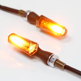 Mc1tslt225smrdpn24001 Mc Motoparts Wizard Cob Led Bright Tail Turn Signal Light 1 Pair For Motorcycle