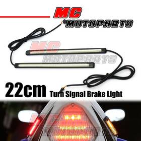 Mc1ttlsbc22rdywpn002y Mc Motoparts Rear Tail Brake Turn Signal Led Strip Lights 220mm For Fz1 Fz6 Fz8 Ybr125 Xt1200