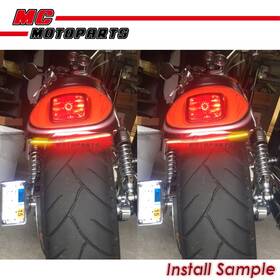 Mc1ttlst30smrdywpn008 Mc Motoparts Amp-z 30cm Smoke Integrated Led Tail Light Bar Tube For Suzuki Motorcycles