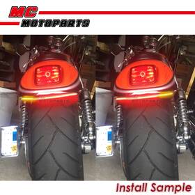 Mc1ttlst36smrdywpn008 Mc Motoparts Amp-z 37cm Smoke With Signal Light Led Tail Bar Tube For Suzuki