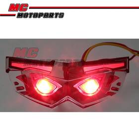 Mc1ttlt231smpn016 Mc Motoparts Red Mini Led Smoke Brake Tail Light Lamp For Suzuki Gsxr 600 750 1000 2014 L4