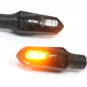 Mcrctslt228smrdsn24001 Mc Motoparts 1 Pair Led Brake Turn Signal Indicator Light Kuuga For Motorcycle