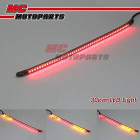 Mcrcttlst30smrdywsn003 Mc Motoparts Amp-z 30cm Smoke Turn Signal Brake Led Light Tube For Atv Suzuki Honda